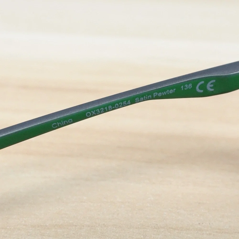 Oakley Socket 5.5 OX3218-0254 Satin Pewter Rectangular Eyeglasses Frames 54-18